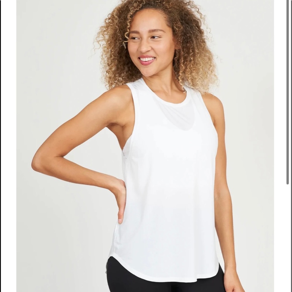 SPANX - Go Lightly Tank - White L NWT